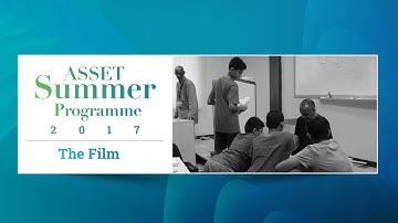 The Experiential Journey (part 1) | ASSET Summer Programme 2017 | Educational Initiatives