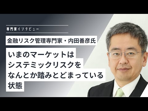 「いまのマーケットはシステミックリスクをなんとか踏みとどまっている状態」金融リスク管理専門家・内田善彦氏 - BMR