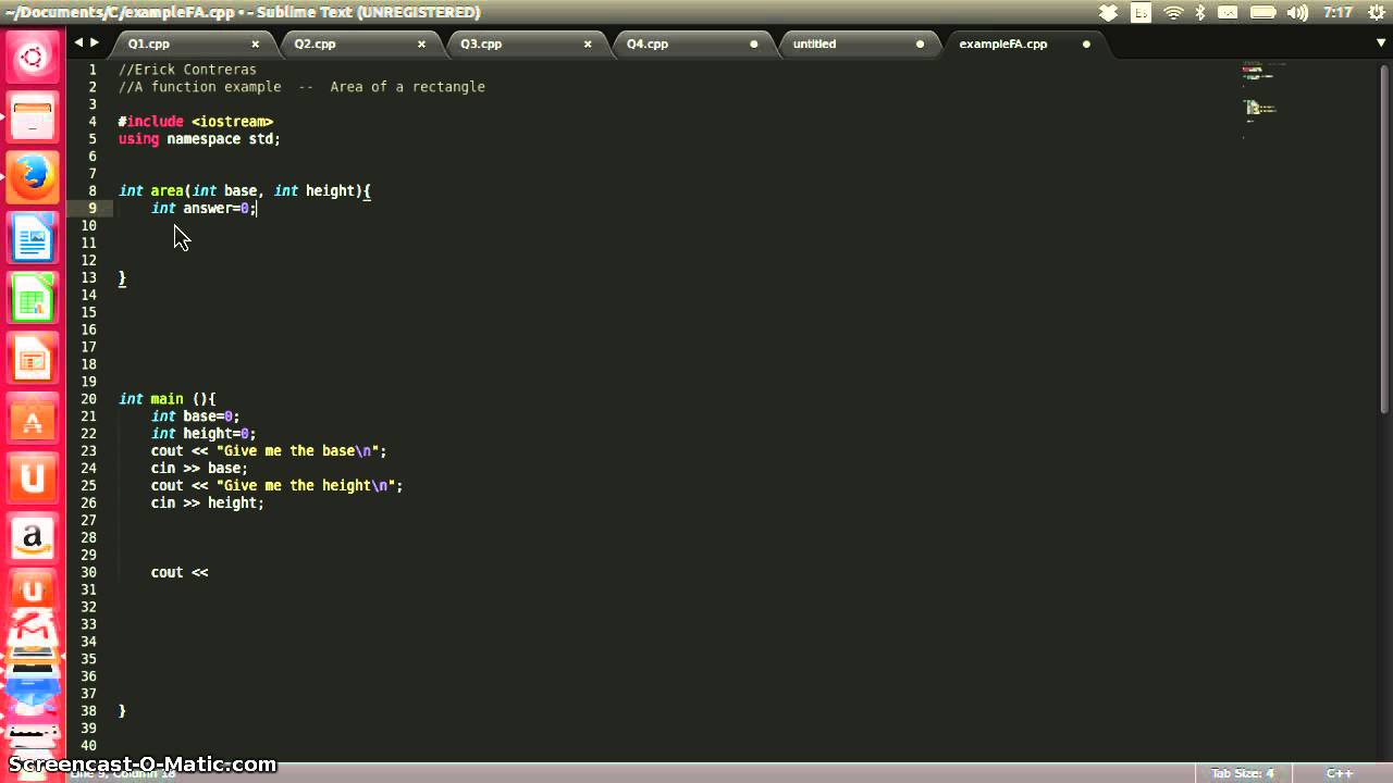 How to make a function - C++ - YouTube