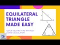 What is an equilateral triangle proof and theorem/ Properties, Angles &amp; Quick Solving Tips