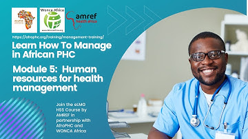 Module 5 Human resources for health management