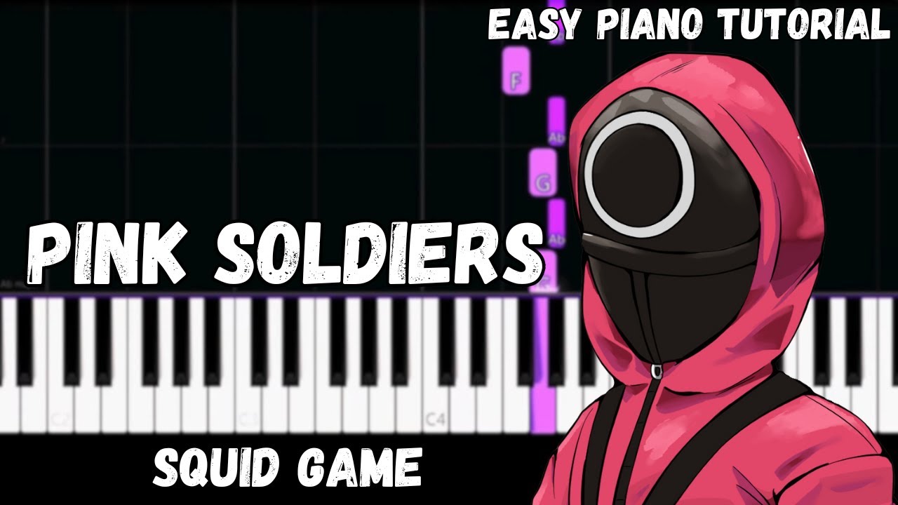 Squid Game Pink Soldiers (Easy Piano Tutorial) Chords Chordify