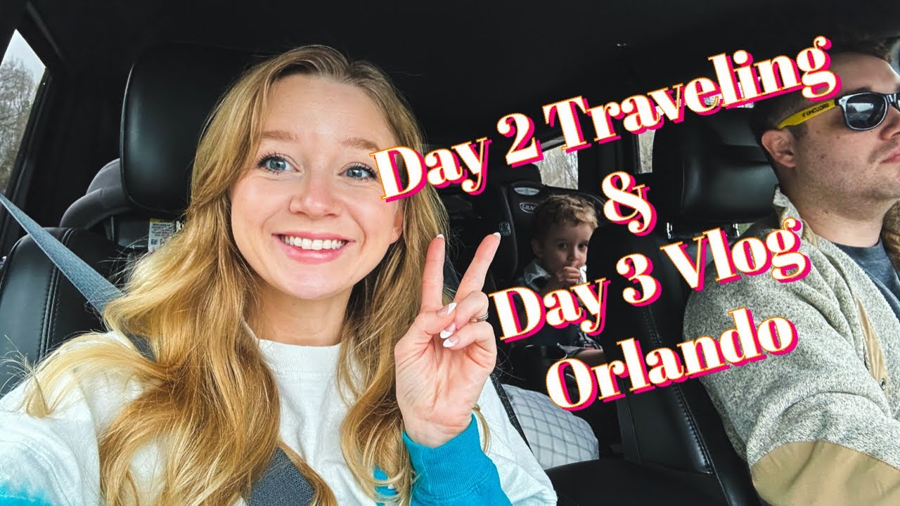 Day 2 & day 3, arriving at Orlando! Spending the first day by the pool! ☀️