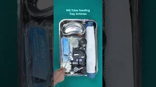 NG Tube Feeding Tray Setup