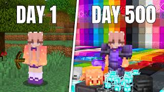 I Survived 500 Days in Minecraft