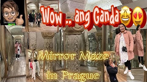 Mirror Maze in Petrin Park,Prague Czech Republic