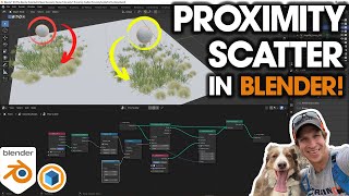 Creating a PROXIMITY SCATTER with Geometry Nodes in Blender!
