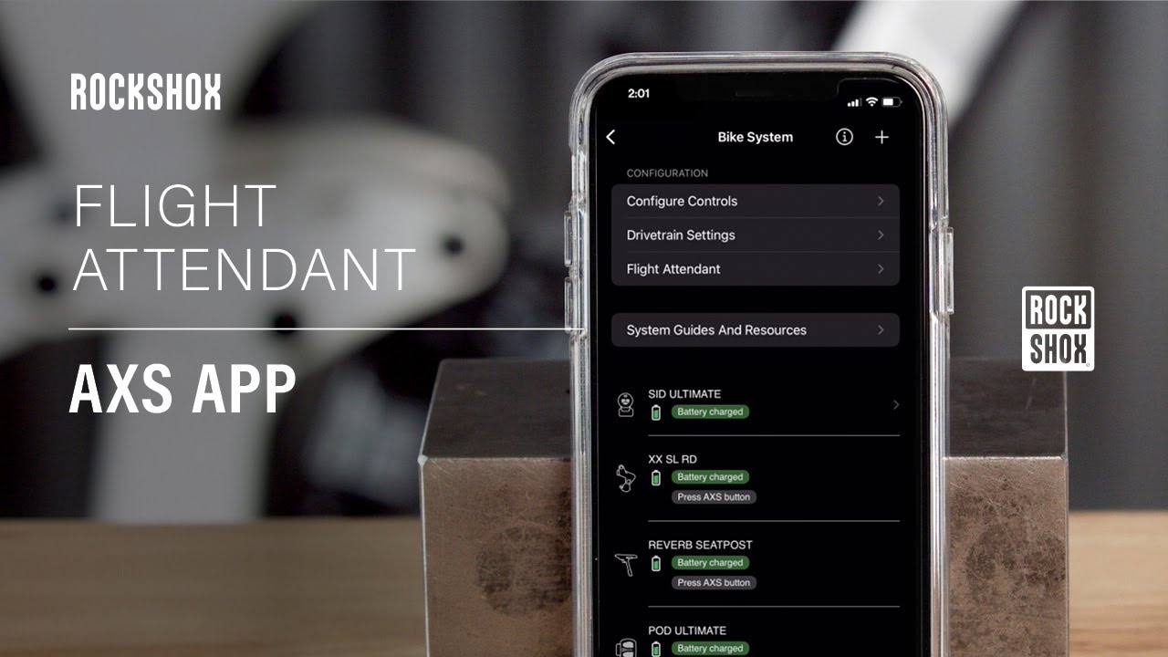 RockShox Flight Attendant: AXS App