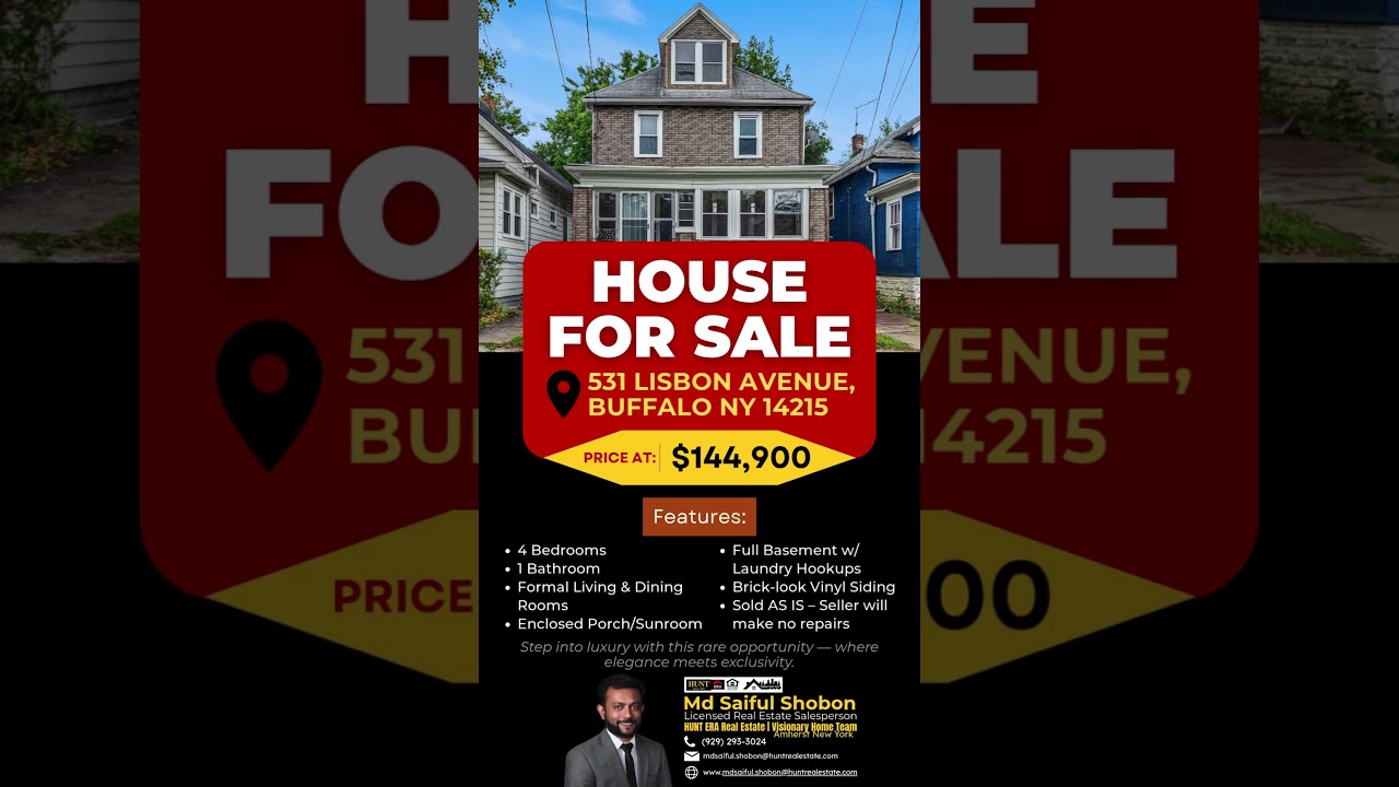 ✨ Exclusive Property Alert, in Buffalo’s University District! ✨