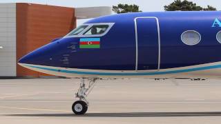 Silk Way Business Aviation G650 taxing