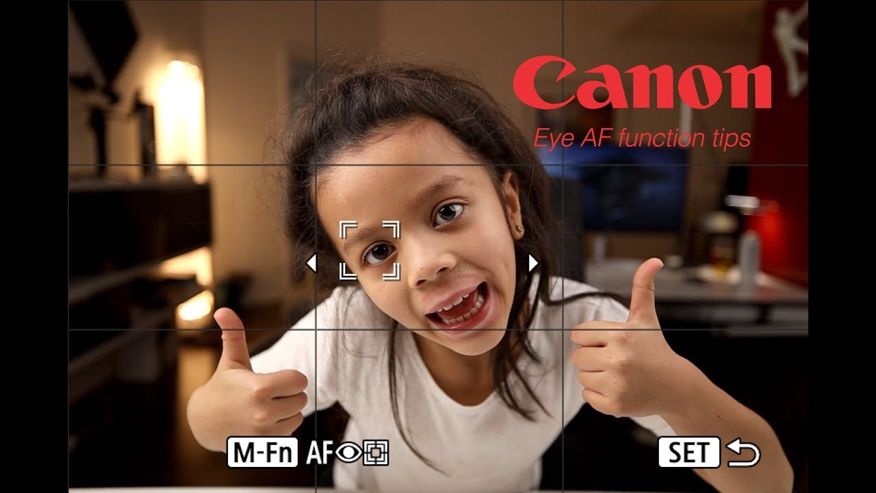Canon EOS R Eye AF function tips YouTube