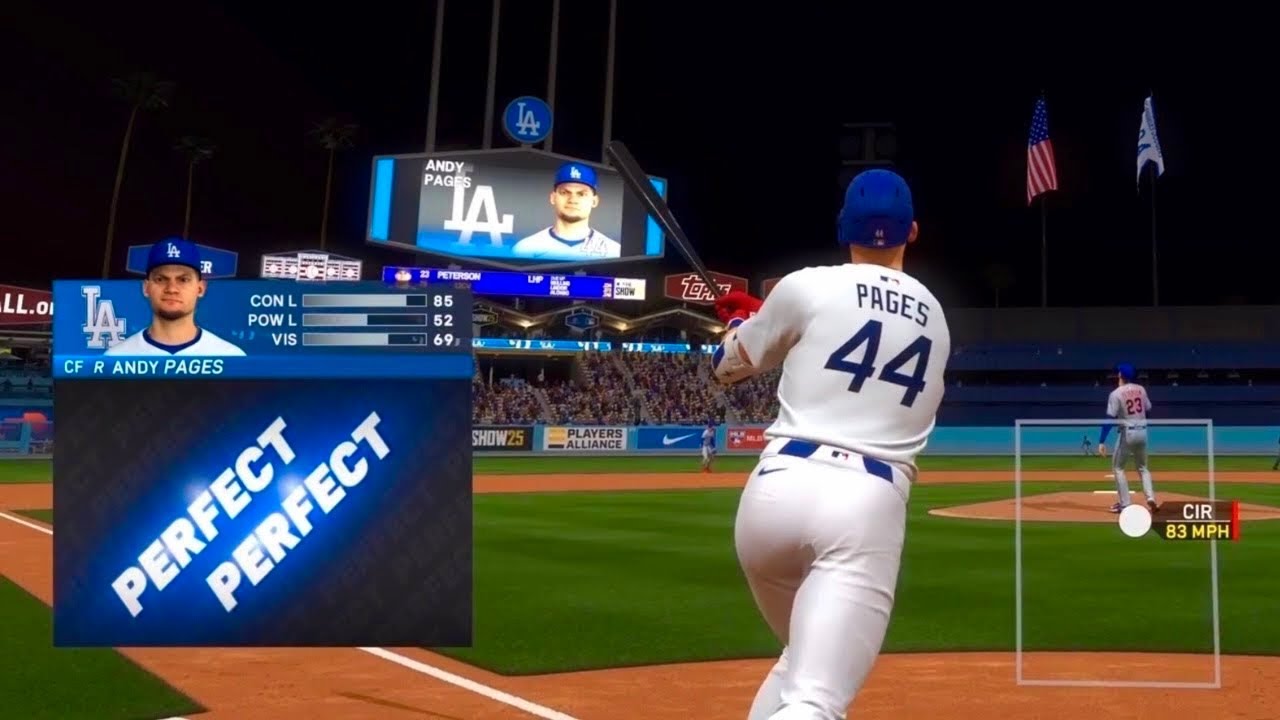 Andy Pages Clutch Go-Ahead Perfect Perfect Solo Homerun - (MLB The Show 25 Online Rated)