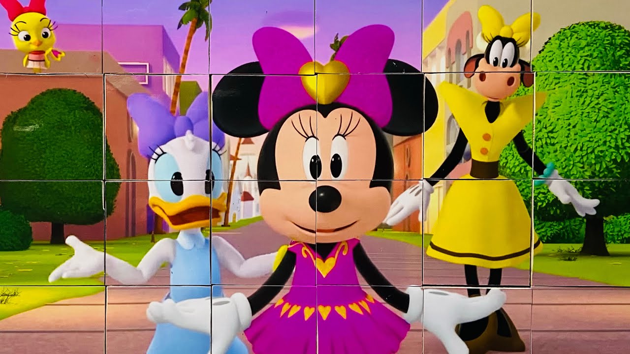 2 x Minnie Mouse and Daisy 🎀Jigsaw Puzzles for Kids and Toddlers 🌈 ...