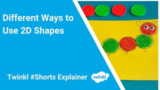 Different Ways to Use 2D Shapes #Shorts
