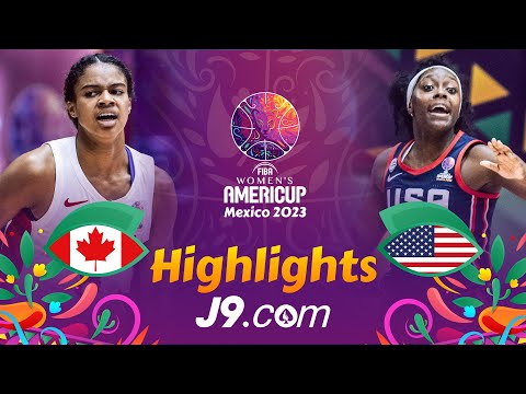 Canada 🇨🇦 v USA 🇺🇸 | Semi-Finals | J9 Highlights | #FIBAAmeriCupW