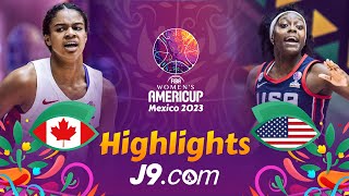 Canada 🇨🇦 v USA 🇺🇸 | Semi-Finals | J9 Highlights