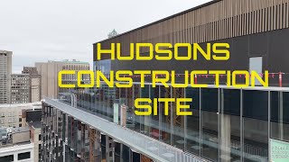 Hudsons Detroit Construction Site 1/1/2024 | Downtown Detroit, Michigan [4K]