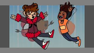 THREEEE intro but they're humans (old and unfinished)