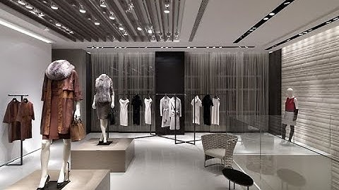 How to Design Fashion Store in SketchUp | #SketchUp #Fashion #Store