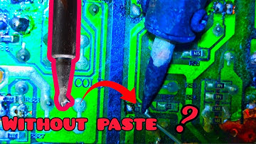 SMD Resistor Array Soldering and Desoldering with Soldering Iron without paste