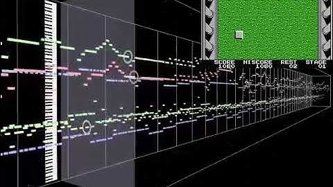 (MSX) Gradius 2 Extra Stage and Majou Densetsu Stage 1 [MIDITrail]