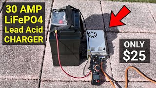 Lowest Cost & Reliable 12V Lifepo4 / Lead Acid Battery 30A Charger!