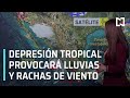 Depresión tropical ‘Quince-E’ provocará lluvias - Las Noticias con Carlos Hurtado