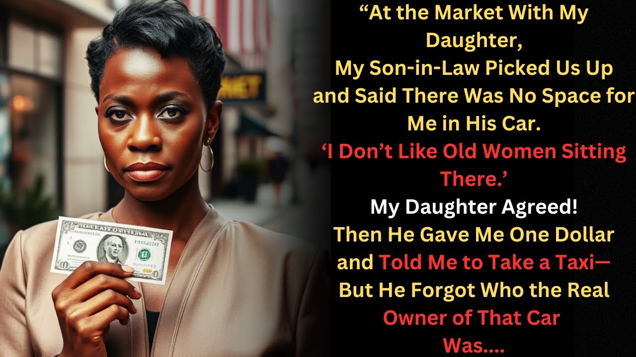 There Was No Space for Me in His Car.He Said, ‘I Don’t Like Old Women Sitting There....