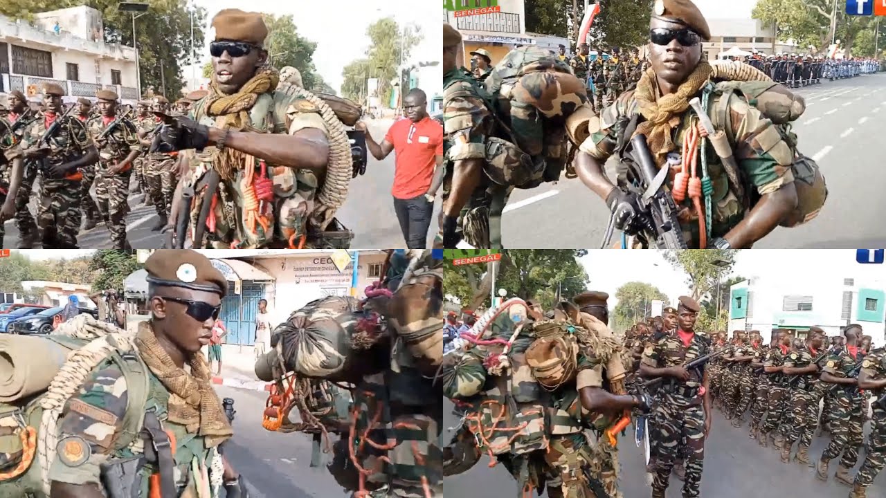 🛑Le Show 🔥des Bataillons Commandos  : Défilé 4 avril 2023 Thies… Chante,Ambiance et Demostration