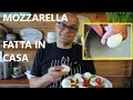 MOZZARELLA FATTA IN CASA E RICOTTA Ricetta Mozzarella Naturale senza acido citrico Mozzarella  casa