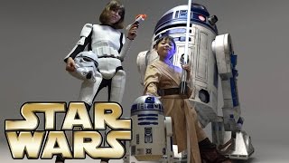 スターウォーズ 超リアルR2D2を開封！映画ローグワンが楽しみすぎる！ごっこ なりきり 