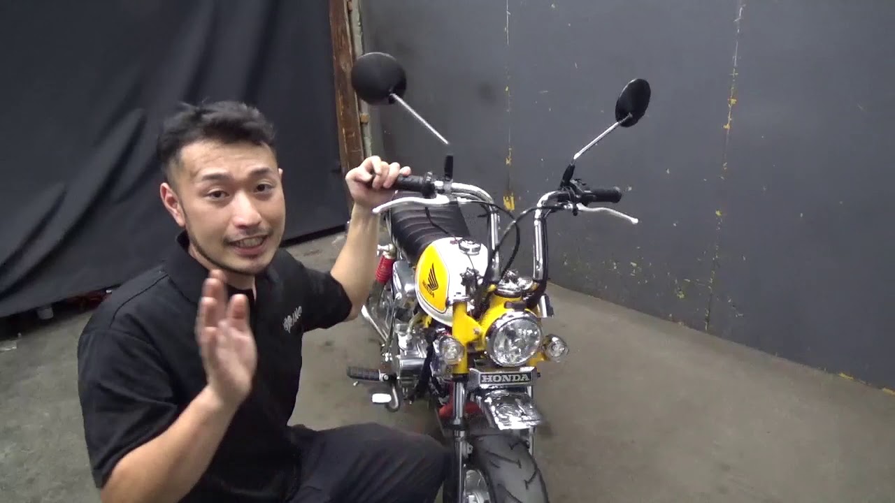 ホンダモンキー FI タケガワ88cc 美車 絶好調　キック１発 貴重な原付50FI 激ヤバ】イジリ倒してるが拘りが利いている！モンキーFIフルカスタム