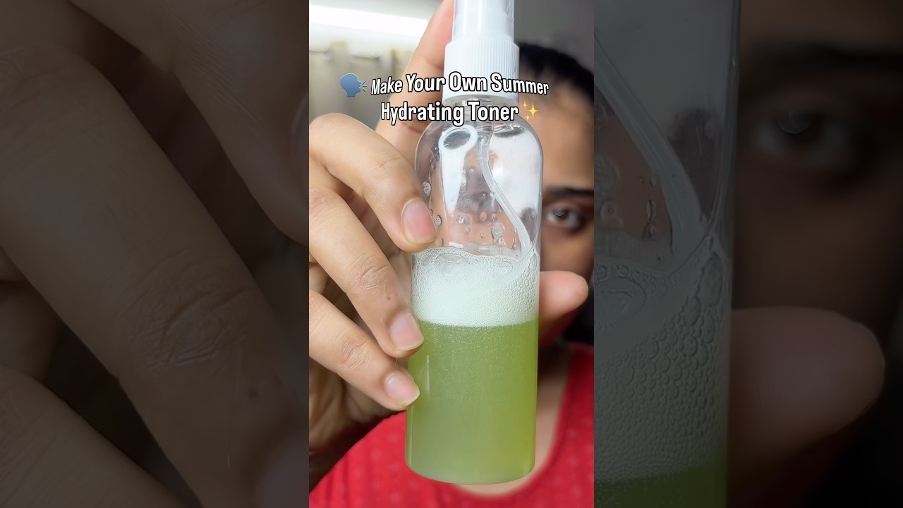 Make you own summer toner ✨ #shorts #trending #viral #skincare #selfcare #summerskincare #summer
