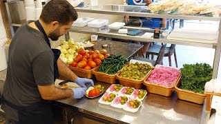 فول / مسبحة/ فتة/ حمص بطحينة/ فطور لبناني تقليدي من مطعم فول السلام /ful medames with hummus.