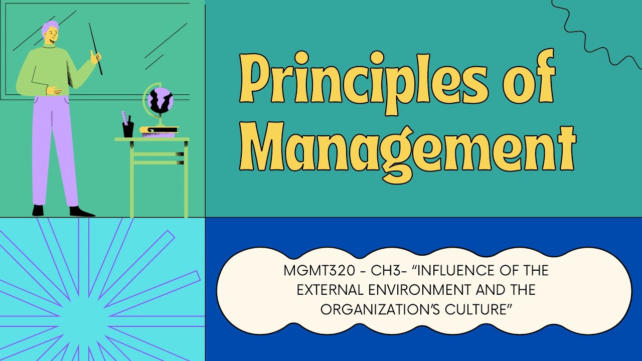 MGMT320 | Influence of the External Environment and the Organization’s Culture (CH3)