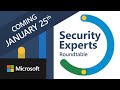 Security experts roundtable coming january 25 2023