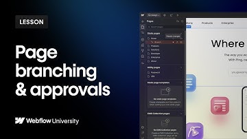 Page branching & approvals - Webflow tutorial