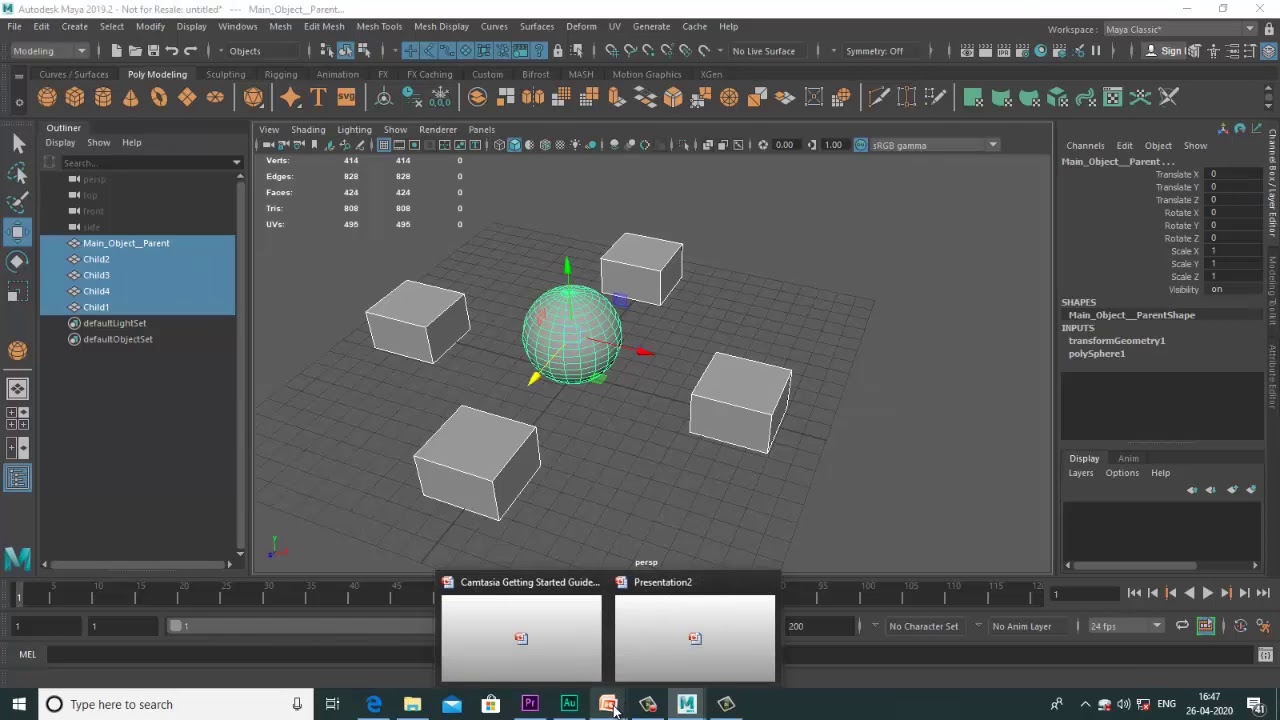Maya Basic Rigging Part 1 VI - YouTube