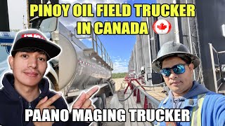 Pinoy oil field trucker sa Canada, paano nga ba? || Alberta Trucker