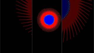 Python Animation| Circle | YouTube Shorts | whatsapp status video | Instagram Reels | Rainbow Spring