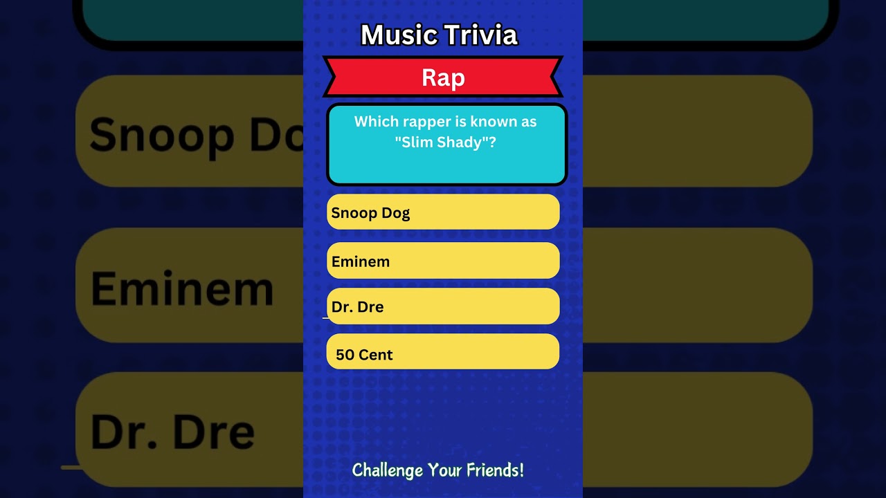 Rap Music Trivia #1
