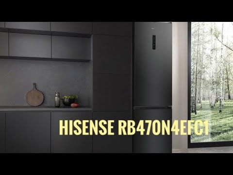 Холодильник Hisense RB470N4EFC1 (200 см.NF чорн.дисп)
