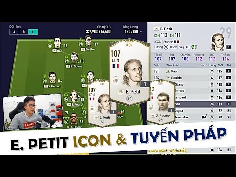Video FIFA ONLINE 4: BUILD & TEST E. Petit ICON & Dàn Team... - youtube