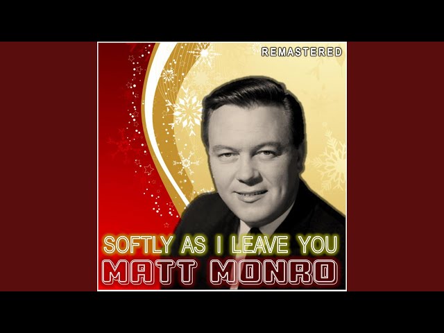 MATT MONRO - QUITE SUDDENLY