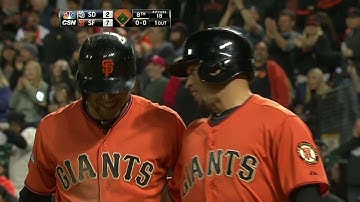 SD@SF: Blanco drills an RBI triple to right-center