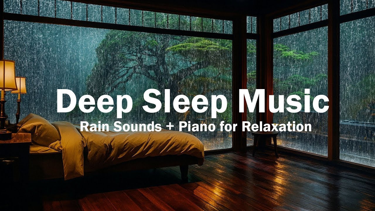 Relaxing Piano Music – Healing Rain Sounds for Deep Sleep Music, Stress ...