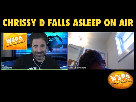 Chris Distefano Falls Asleep on Air!!!