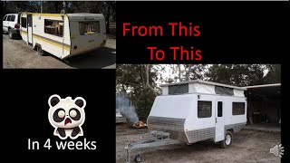 DIY Caravan Camper build  in 4 Weeks