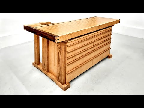 the perfect workbench for a small shop solid strong stable full build