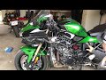 2018 Kawasaki H2SX SE Fairing And Air Filter Removal